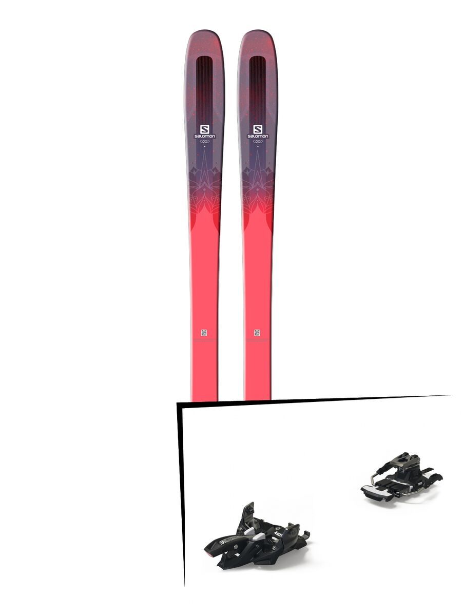 Set: Salomon QST Myriad 85 2018 + Marker Alpinist 12 Long Travel black/titanium - Bild 1