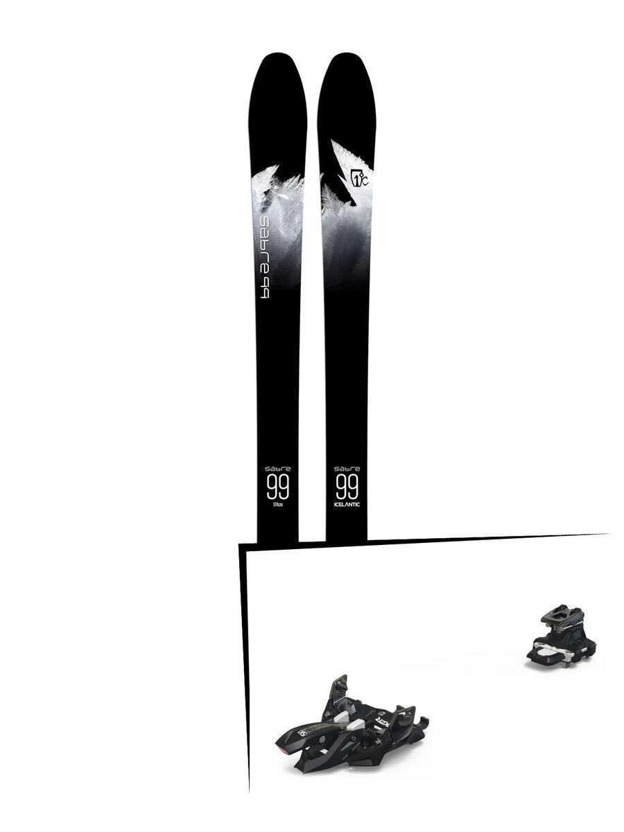Set: Icelantic Sabre 99 2018 + Marker Alpinist 12 black/titanium - Bild 1
