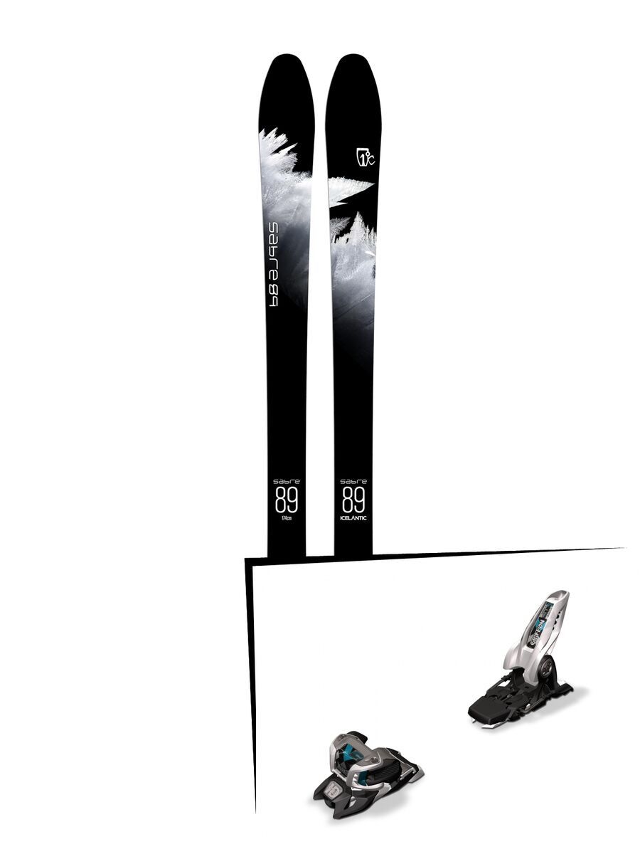 Set: Icelantic Sabre 89 2018 + Marker Griffon 13 ID white - Bild 1