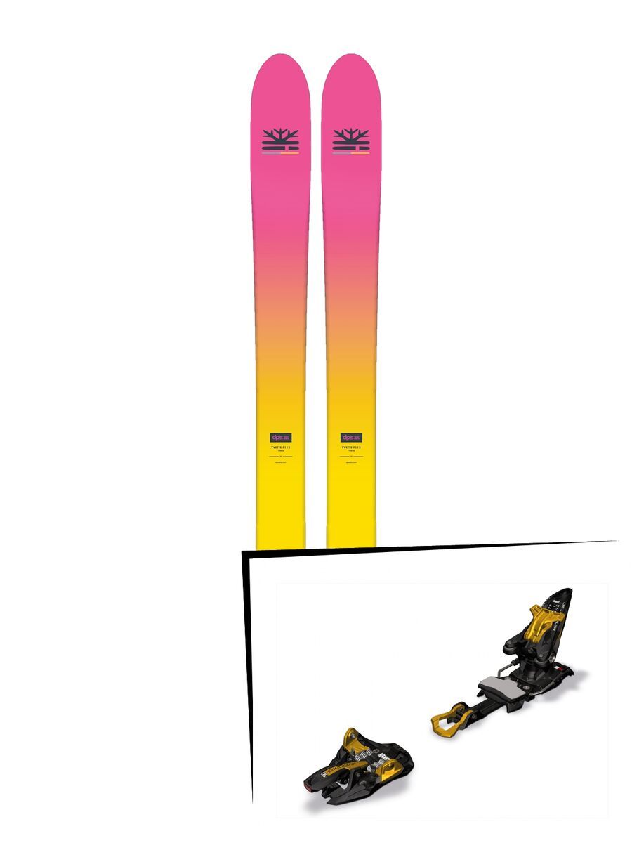 Set: DPS Skis Yvette 112 RP2 Foundation 2018 + Marker Kingpin 10 - Bild 1