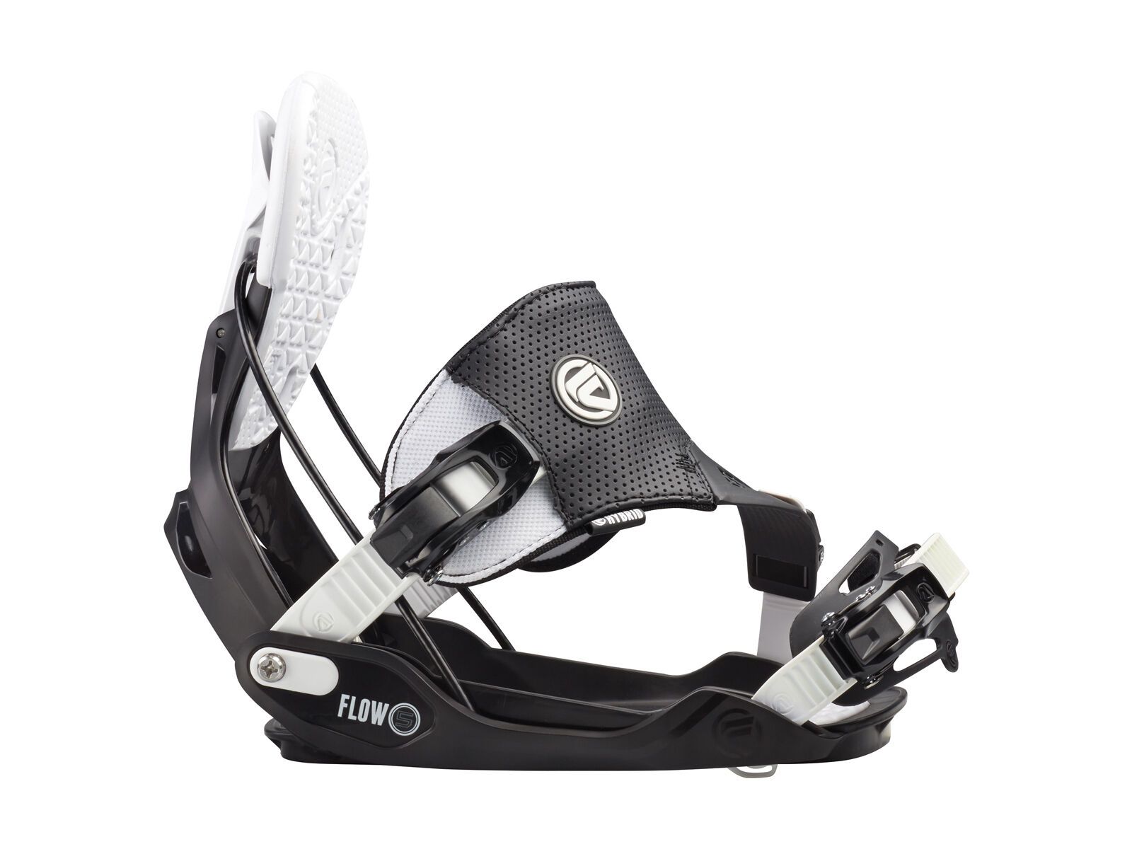 Set: Ride Crook Wide 2017 + Flow Five Hybrid 2016, stormtrooper - Snowboardset - Bild 3