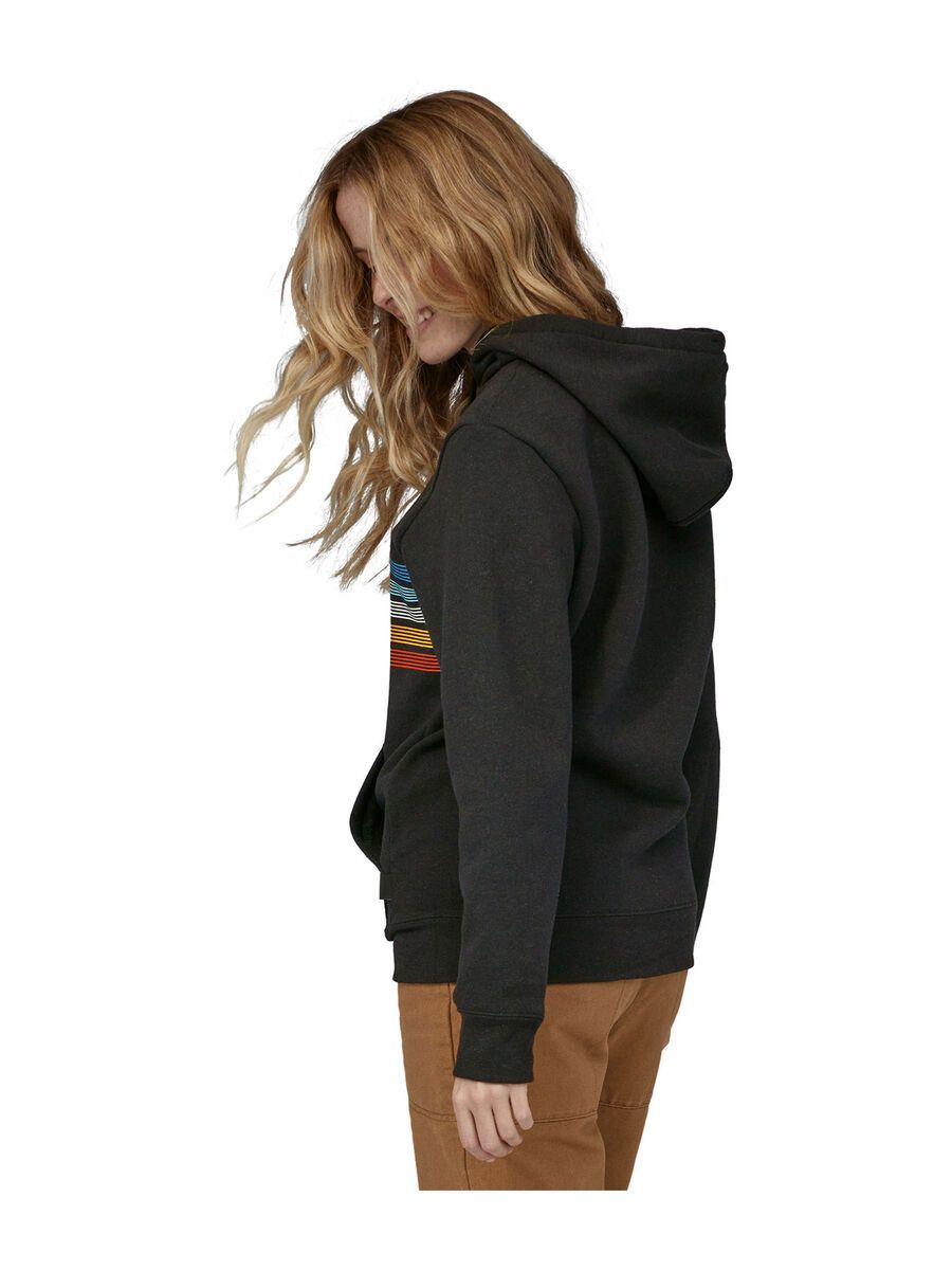 Patagonia Line Logo Ridge Stripe Uprisal Hoody, ink black - Bild 3