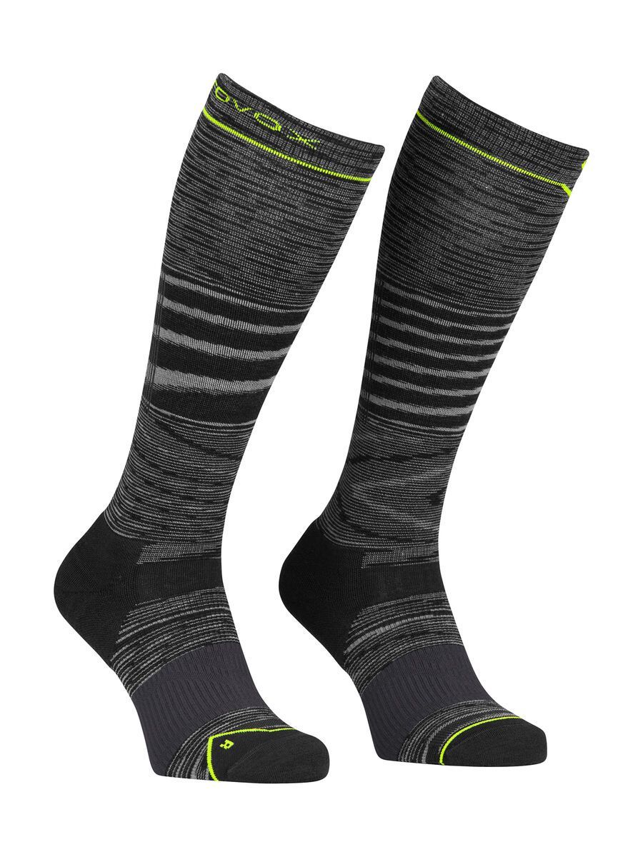 Ortovox Ski Tour LT Comp Long Socks M, black steel blend - Bild 1