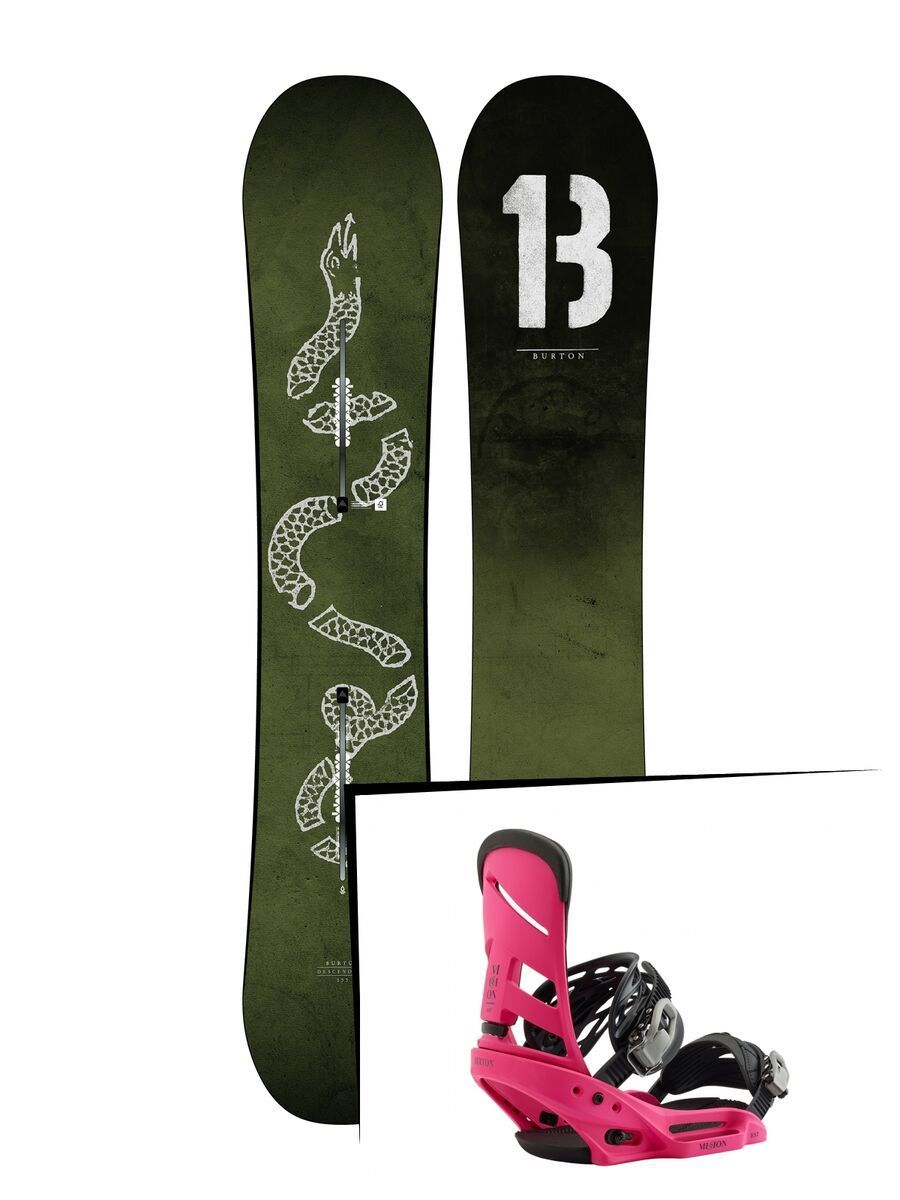 Set: Burton Descendant 2019 + Burton Mission EST pink - Bild 1