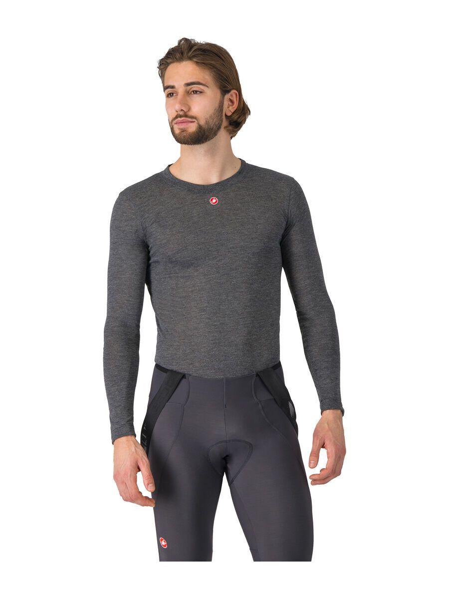 Castelli Medio Base Layer Long Sleeve, melange gray - Bild 1