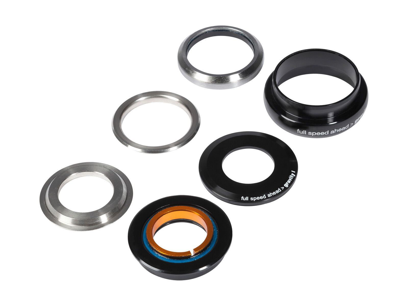 Cube Steuersatz Gravity 1/DX Pro 1 + 1,5 Konus, black - Bild 1