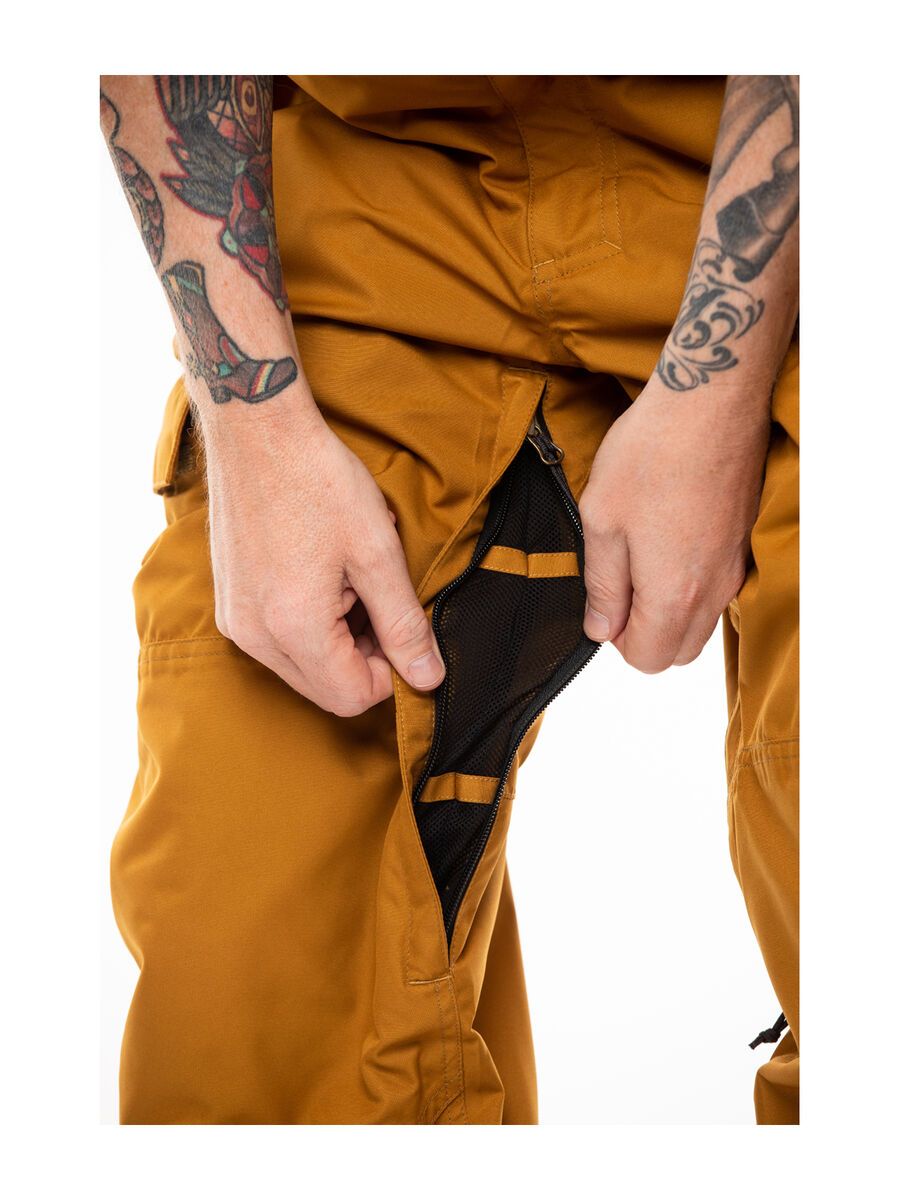 686 Men's Hot Lap Insulated Bib, golden brown - Bild 5