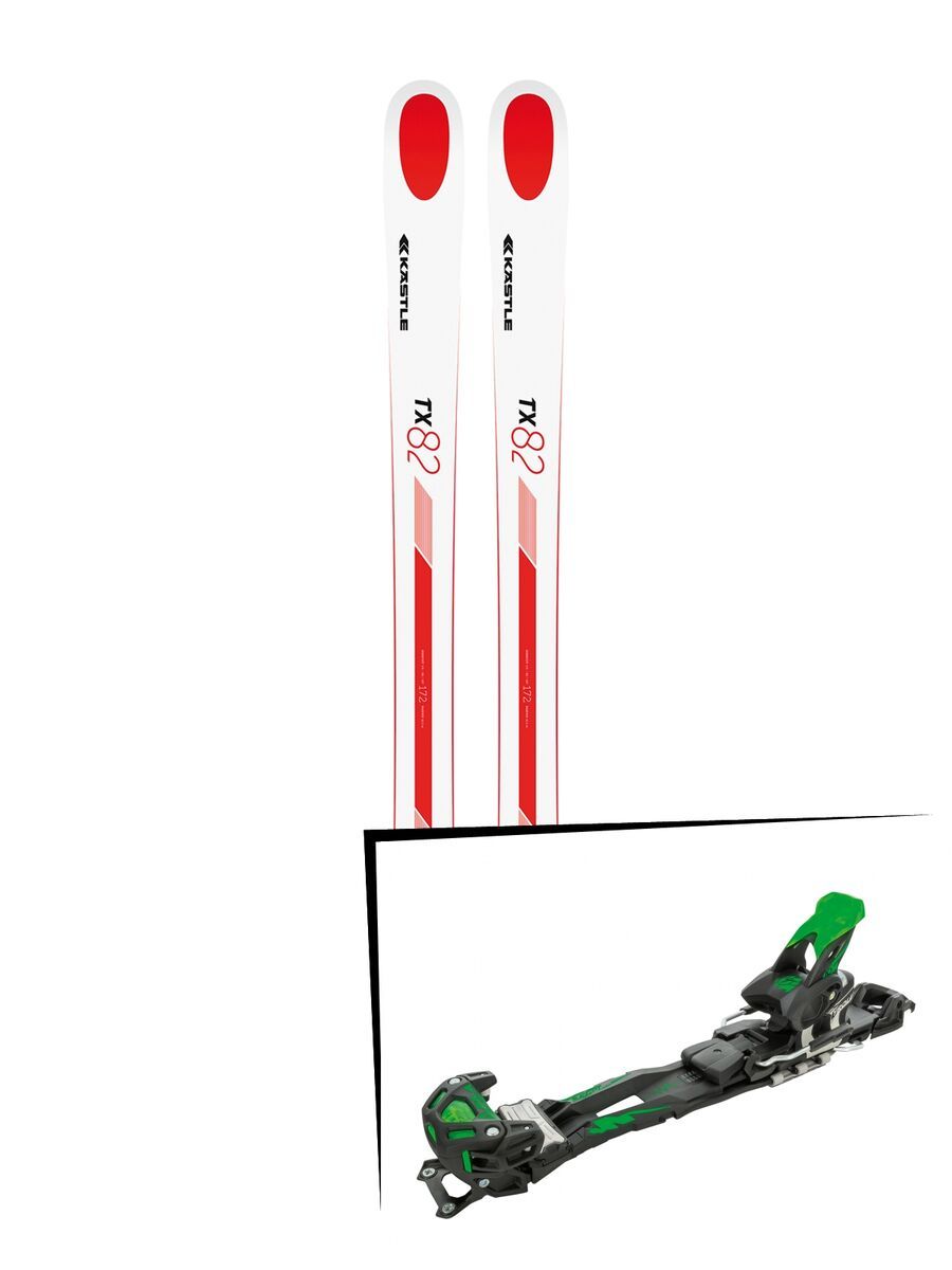 Set: Kästle TX82 2019 + Tyrolia Adrenalin 16 solid black flash green - Bild 1