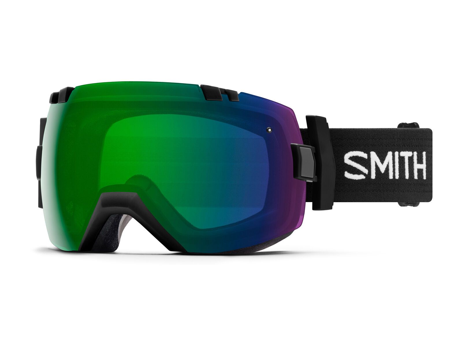Smith I/OX inkl. Wechselscheibe, black/Lens: everyday green mirror chromapop/storm rose flash - Bild 1