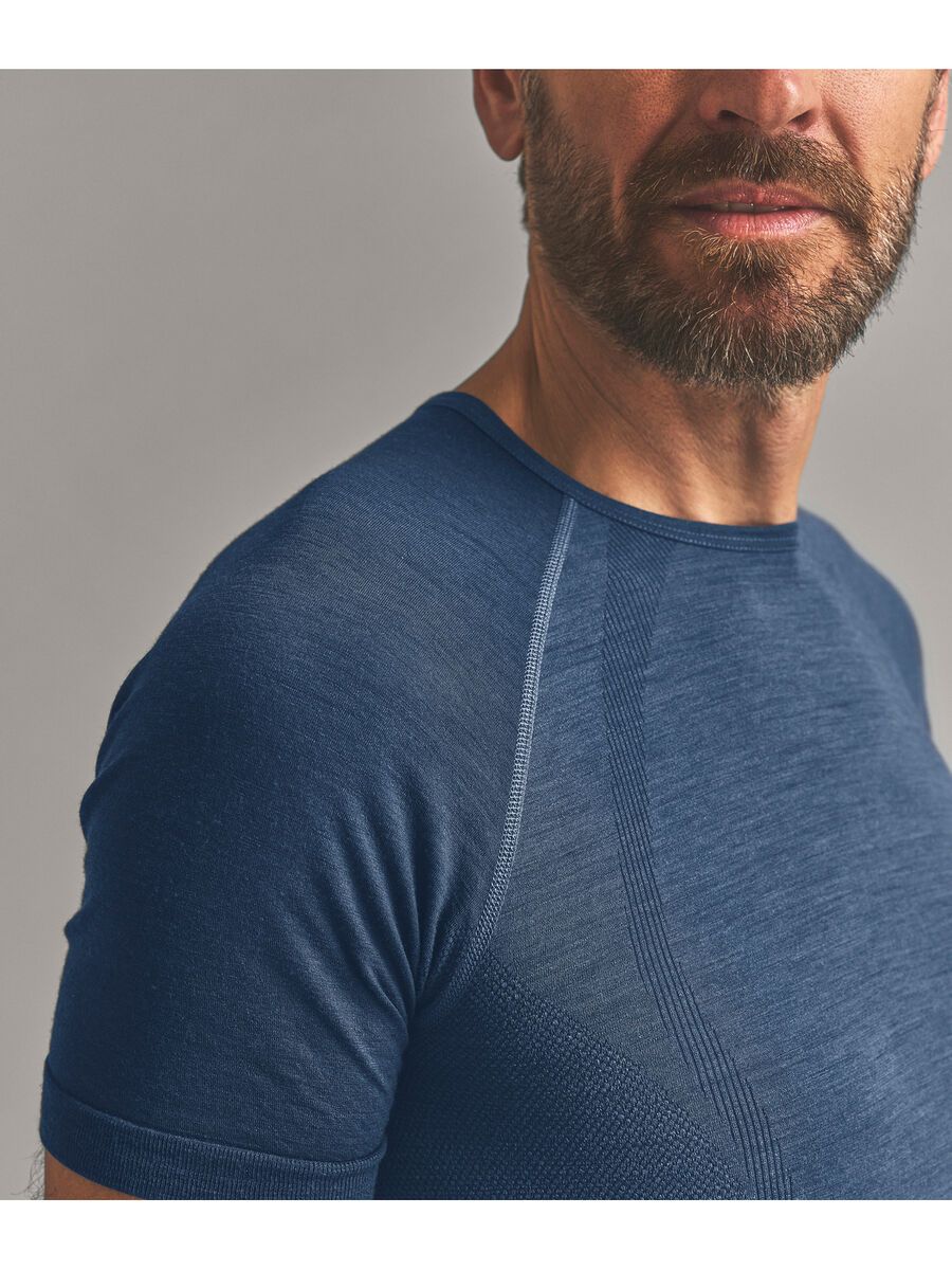 Ortovox 120 Merino Comp Light Short Sleeve M, light nunatak - Bild 6