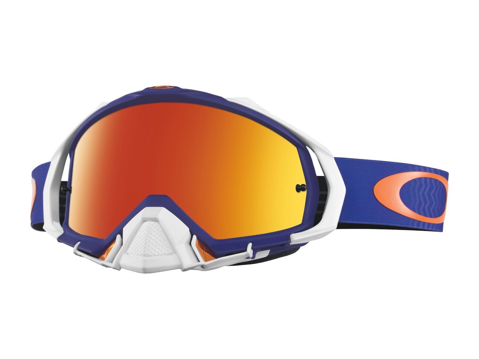 Oakley Mayhem Pro MX, shockwave blue/orange/Lens: fire iridium - Bild 1