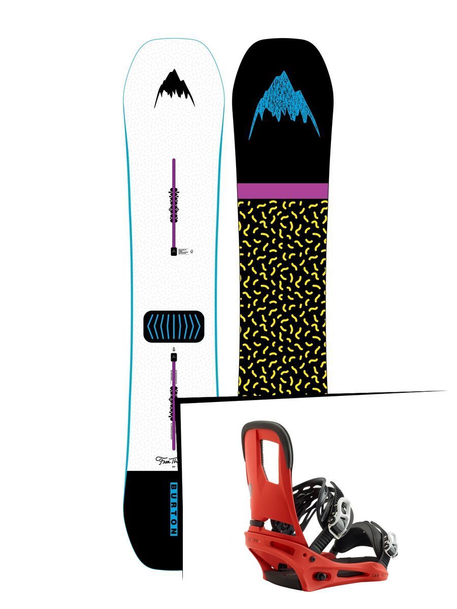 Set: Burton Free Thinker 2019 + Burton Cartel red - Bild 1