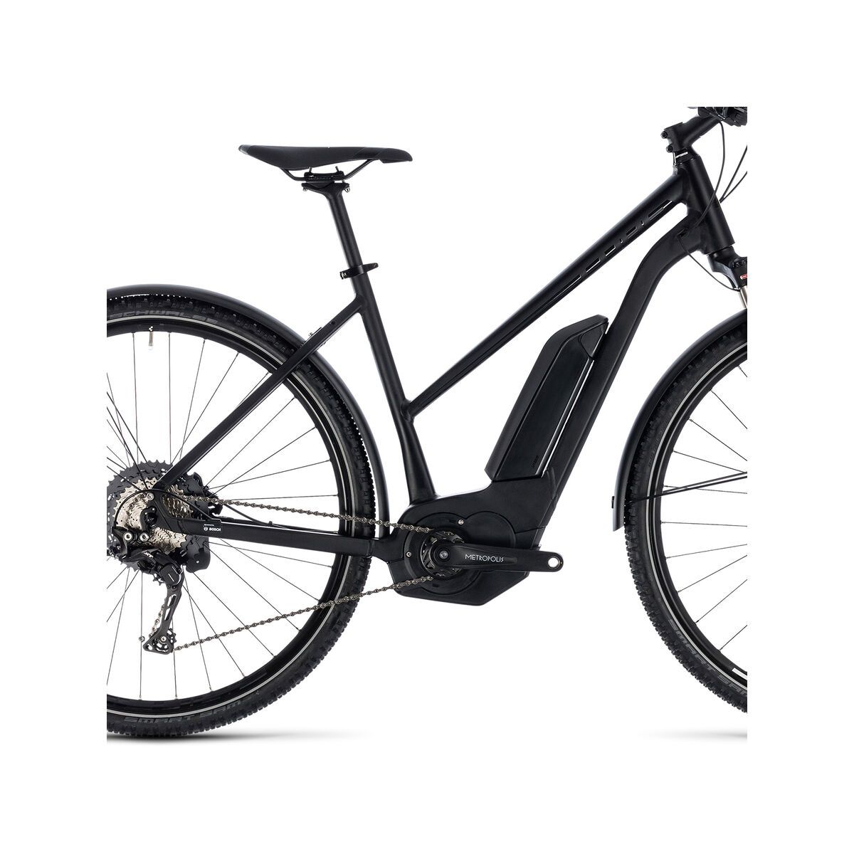 Cube Cross Hybrid Race Allroad 500 Trapeze, black´n´white - Bild 4