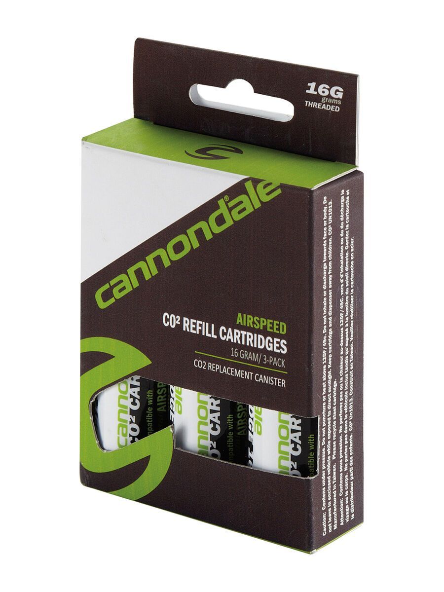 Cannondale Airspeed Premium Co2 Kartuschen 3-er Pack - Bild 1