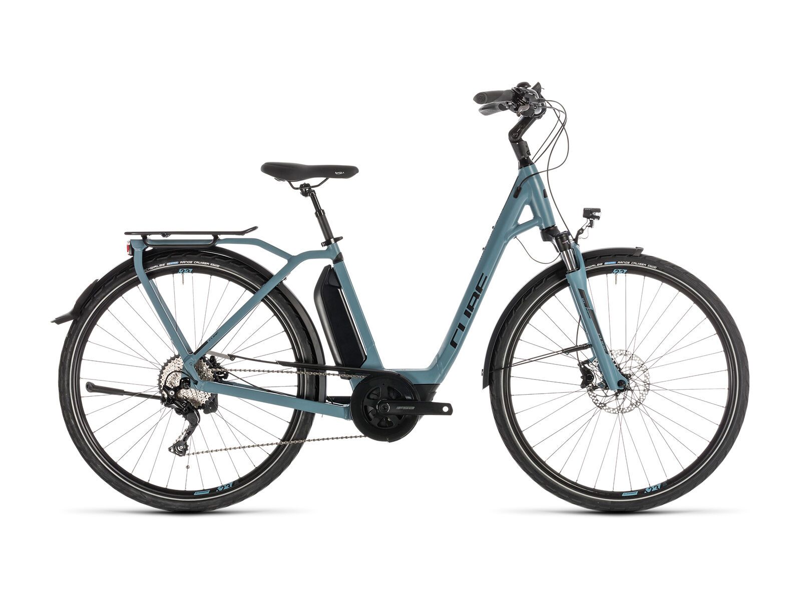 Cube Town Sport Hybrid Pro 500 Easy Entry, blue´n´black - Bild 1