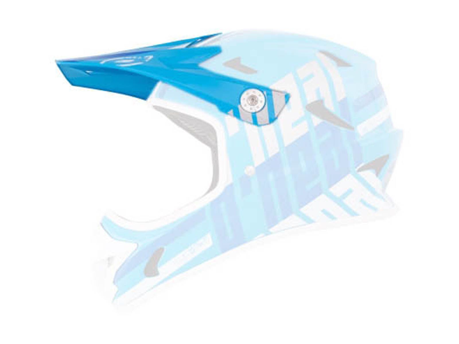 ONeal Spare Visor Spark Fidlock DH Limited Edition Helmet Flight, blue - Bild 1