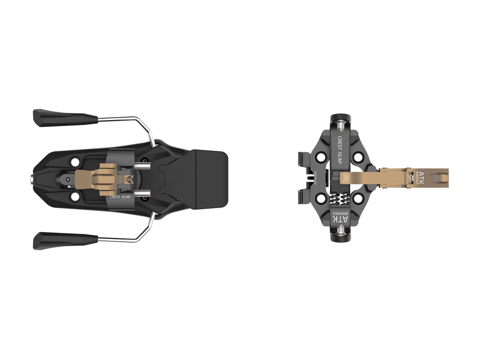 ATK Crest 10 AP - 86 mm, black dark bronze - Bild 3