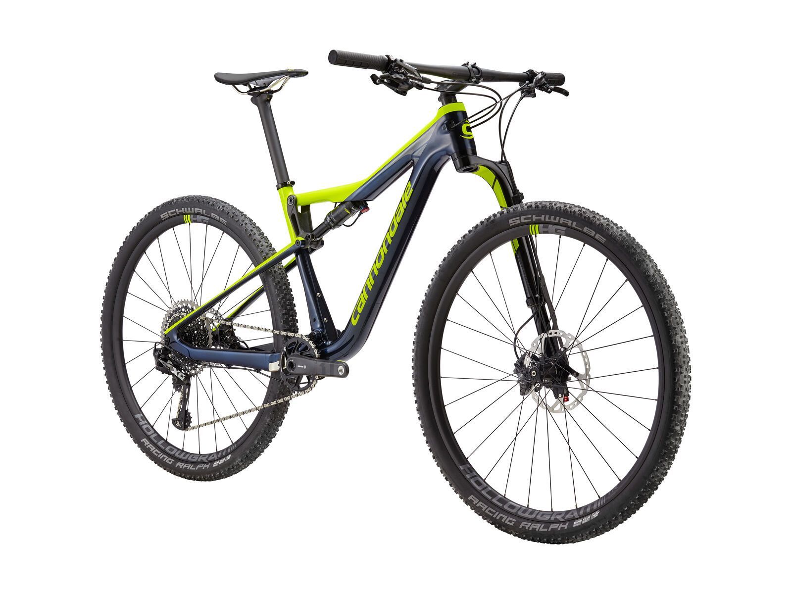Cannondale Scalpel-Si Carbon 2, midnight w/ volt and stealth gray - gloss - Bild 2