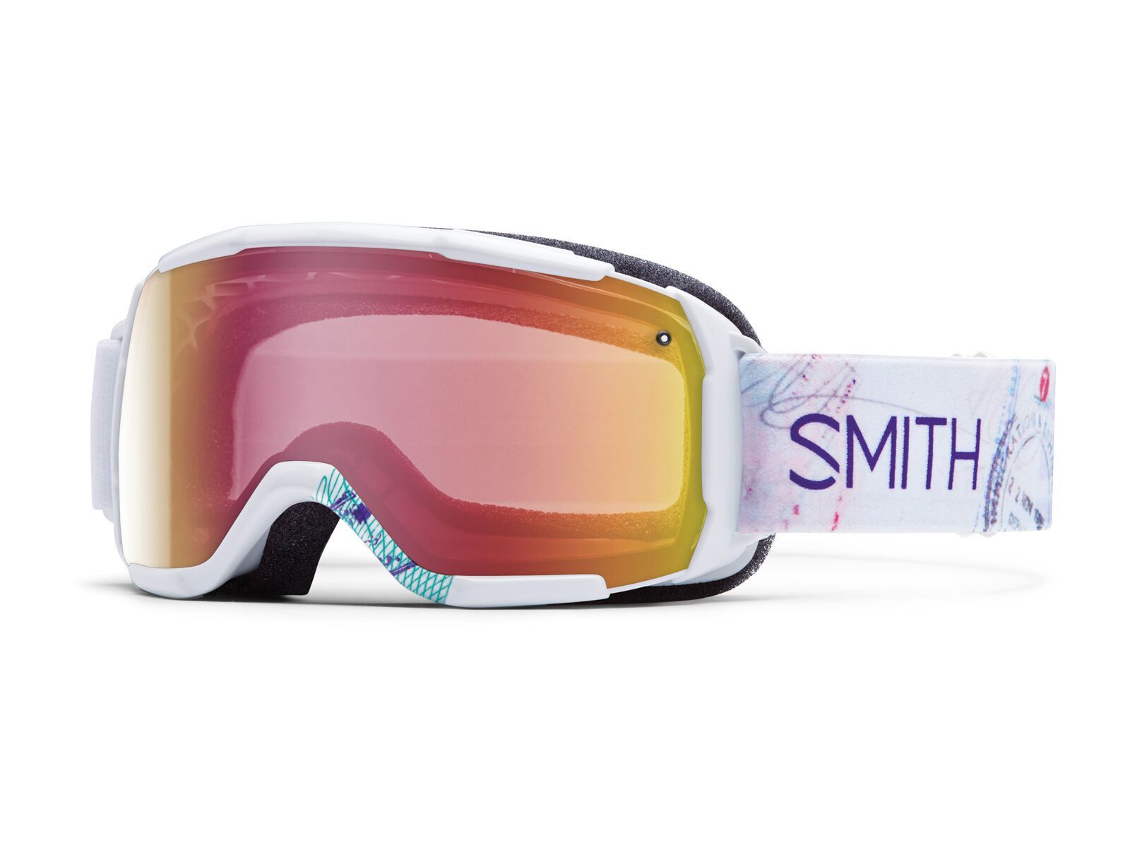 Smith Showcase OTG, white wanderlust/red sonsor mirror - Bild 1