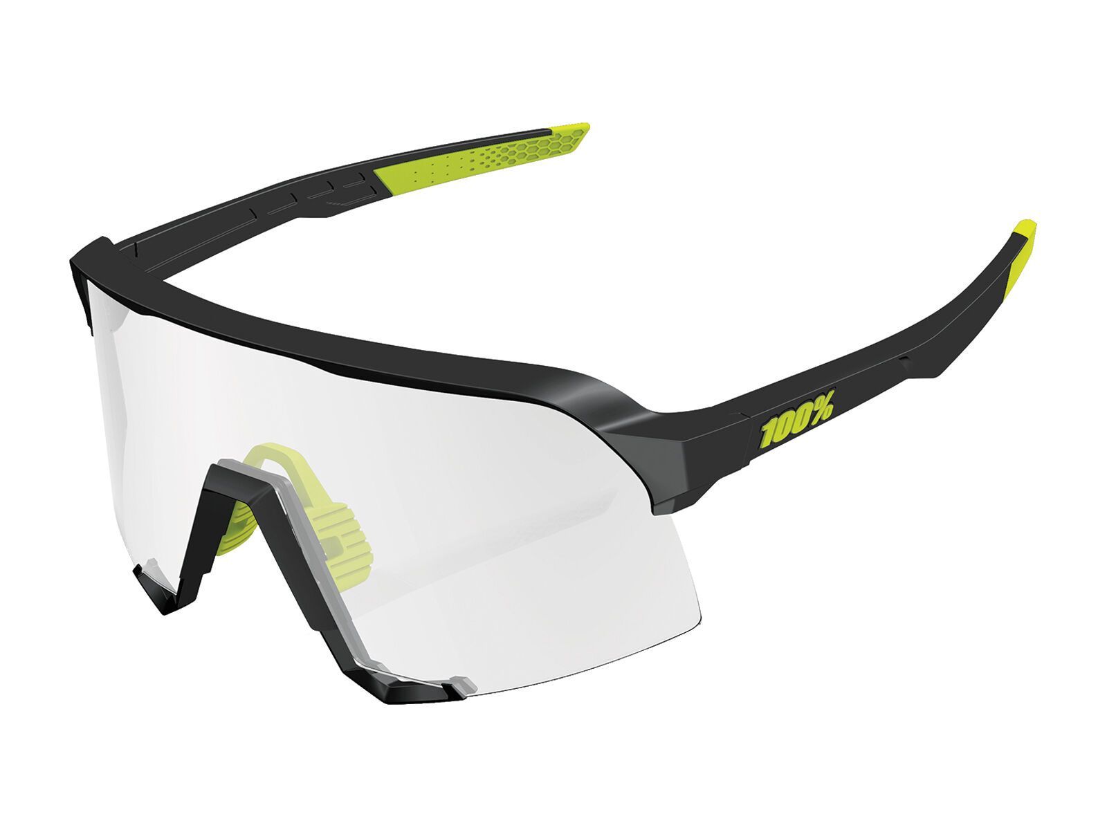 100% S3 - Photochromic Clear/Smoke, gloss black - Bild 1