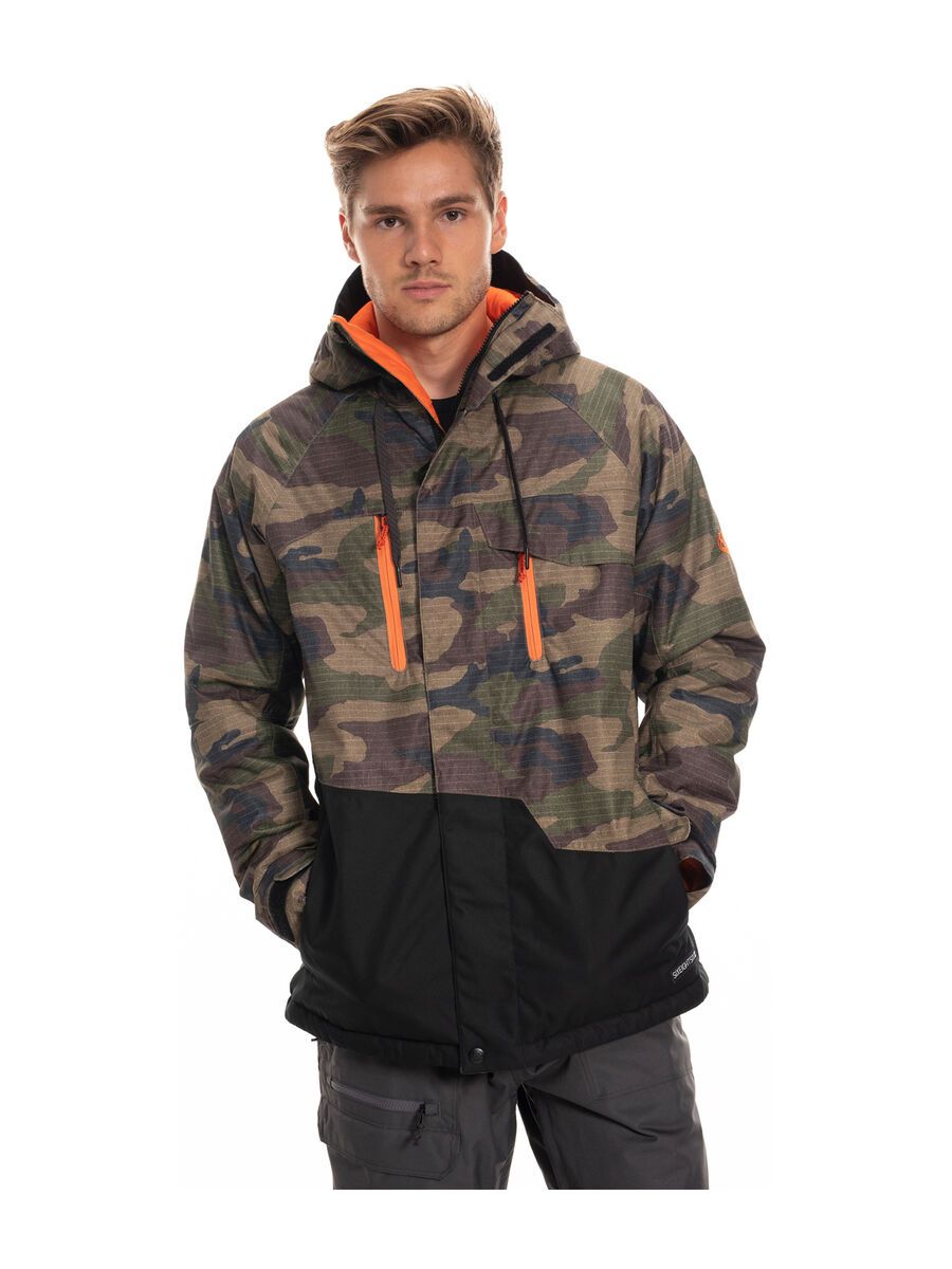 686 Geo Insulated Jacket, dark camo colorblock - Bild 4