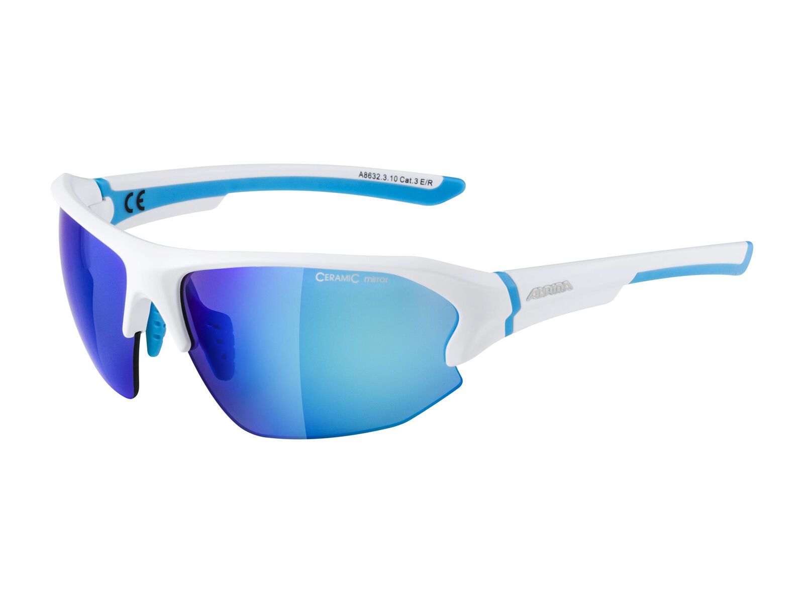 Alpina Lyron HR Mirror Blue, white matt-cyan - Bild 1