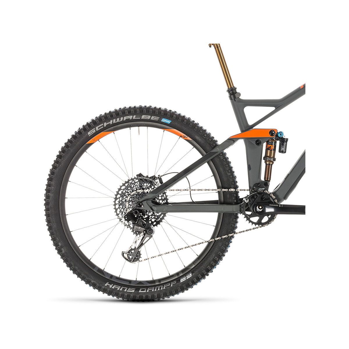 Cube Stereo 140 HPC TM 27.5, grey´n´orange - Bild 4