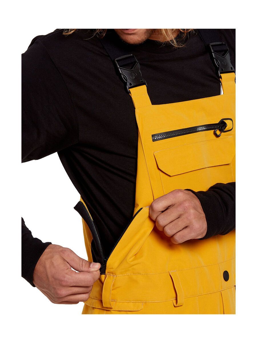 Volcom Rain Gore Bib Overall, resin gold - Bild 5
