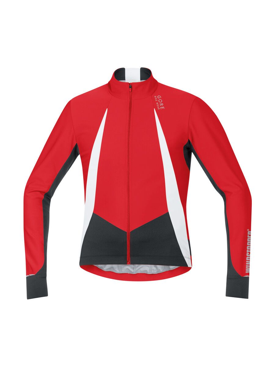 Gore Bike Wear Oxygen Windstopper Trikot lang, red/black - Bild 1