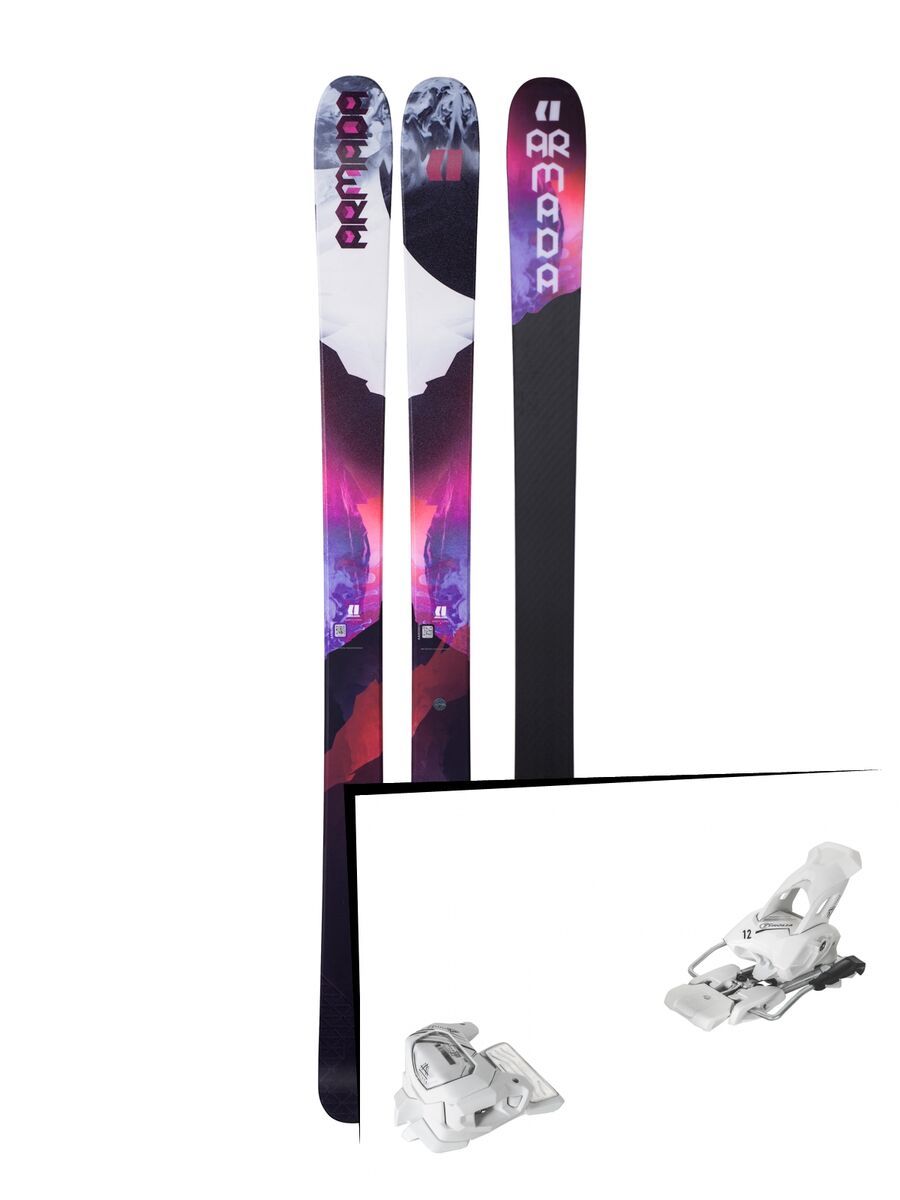 Set: Armada Victa 97 Ti 2018 + Tyrolia Attack² 12 GW matt white - Bild 1