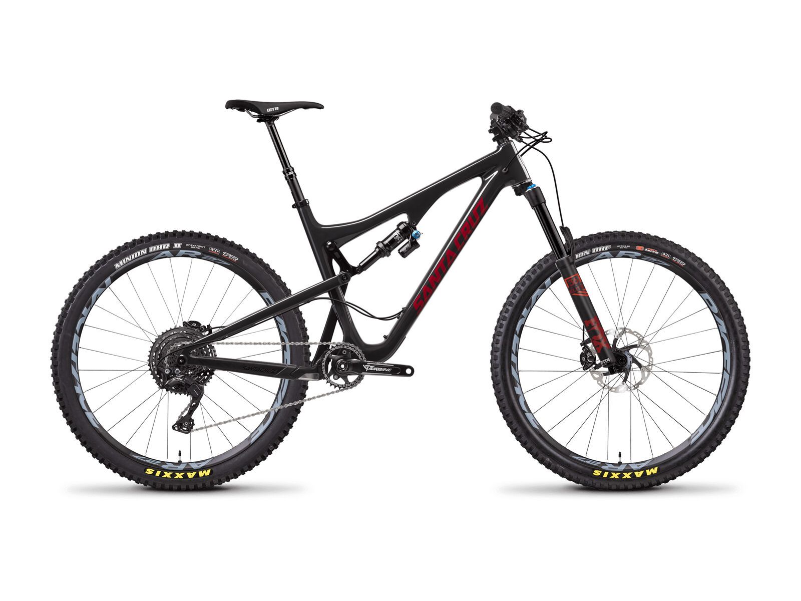 Santa Cruz Bronson C XE, gloss carbon and sriracha - Bild 1