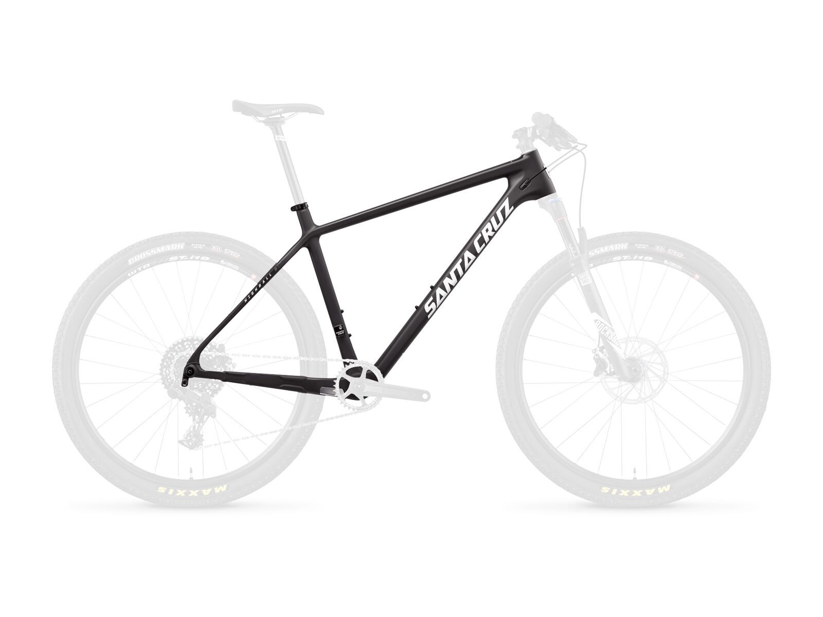 Santa Cruz Highball CC Frameset 27.5, matte carbon and white - Bild 1