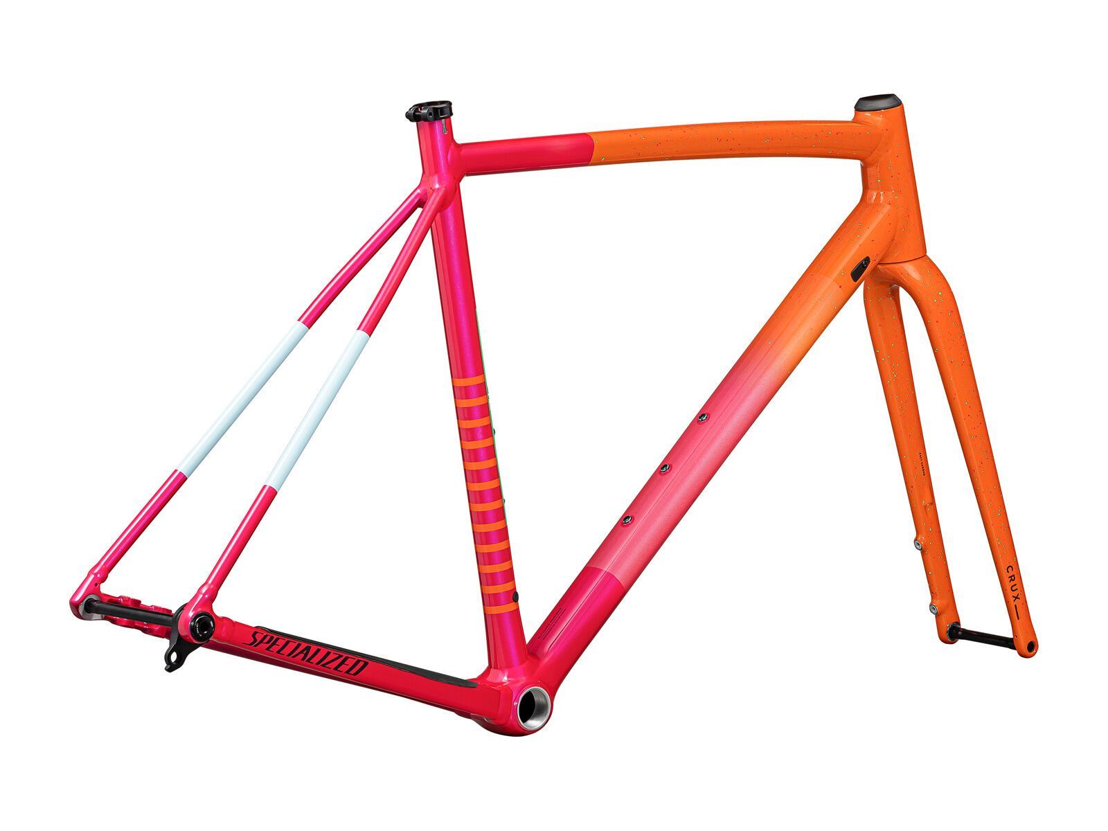 Specialized Crux DSW Frameset, amber glow/vivid pink/met. midnight shadow/speckle - Bild 3
