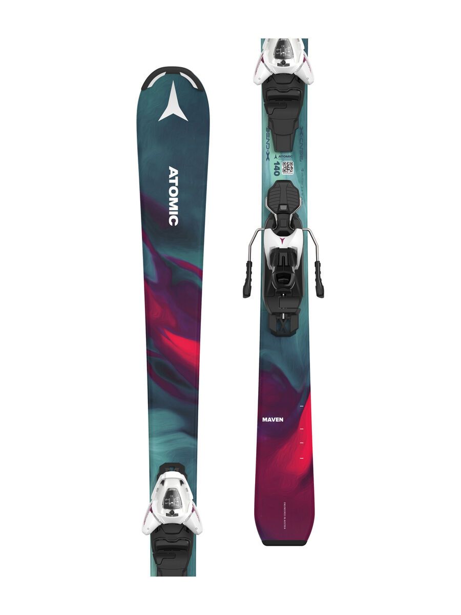 Atomic Maven Girl 130-150 + L 6 GW, kakhi/bordeaux - Bild 3