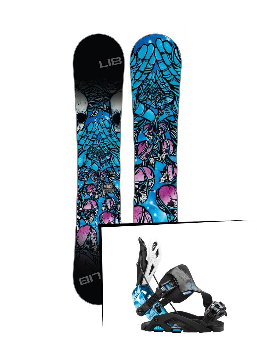 Set: Lib Tech Banana Magic 2017 + Flow Fuse-GT Hybrid (1513136S) - Bild 1