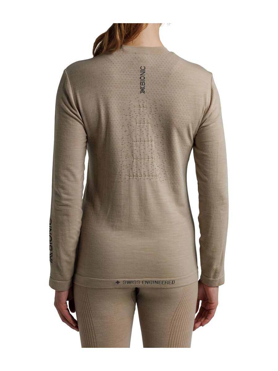 X-Bionic Mightywool Shirt LS Wmn, sand - Bild 4