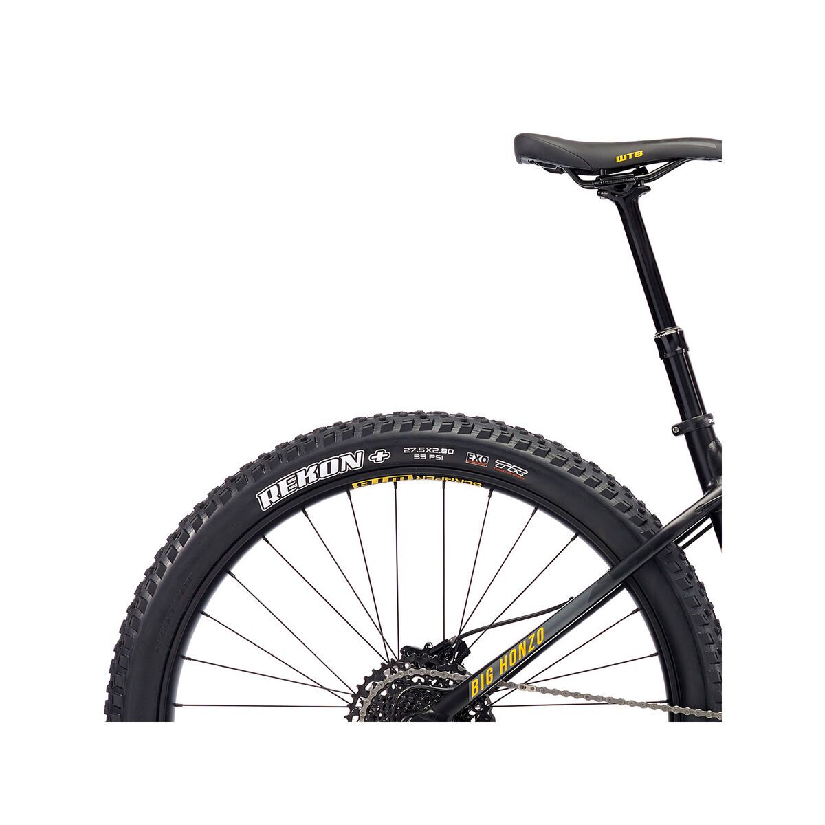 Kona Big Honzo, matt black w/ gray & yellow decals - Bild 6