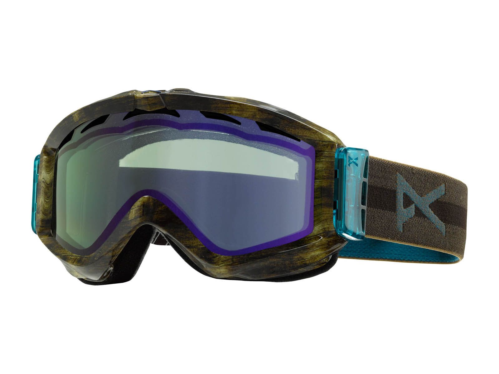 Anon Figment Printed, Sherpa/Blue Lagoon - Bild 1