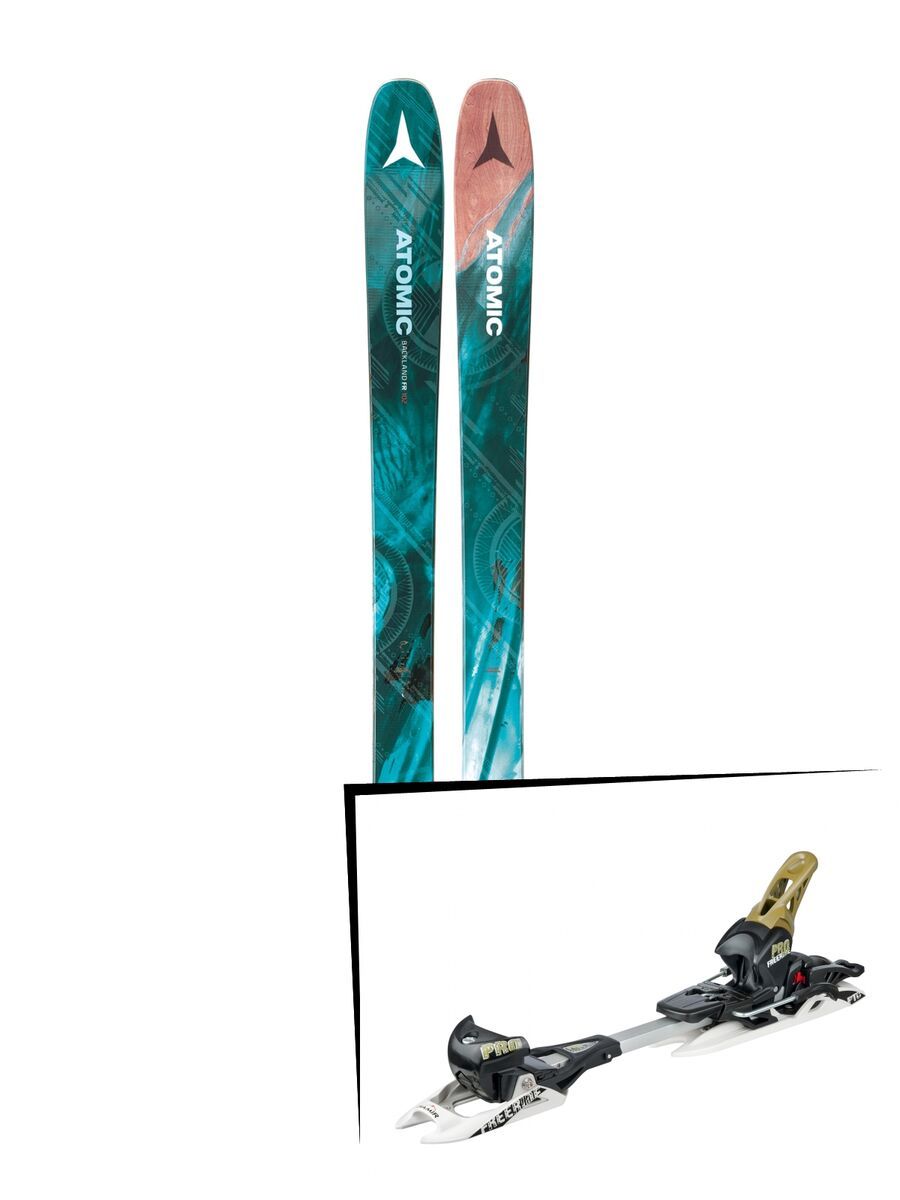 Set: Atomic Backland FR 102 W 2018 + Fritschi Diamir Freeride Pro schwarz-olive - Bild 1