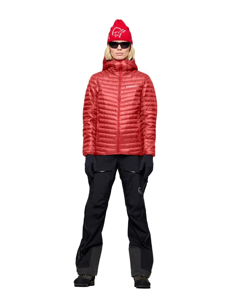 Norrona trollveggen down800 super light Hood W's, baked apple - Bild 4
