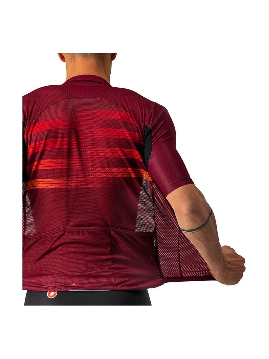 Castelli Endurance Pro Jersey, bordeaux/red-orange - Bild 7
