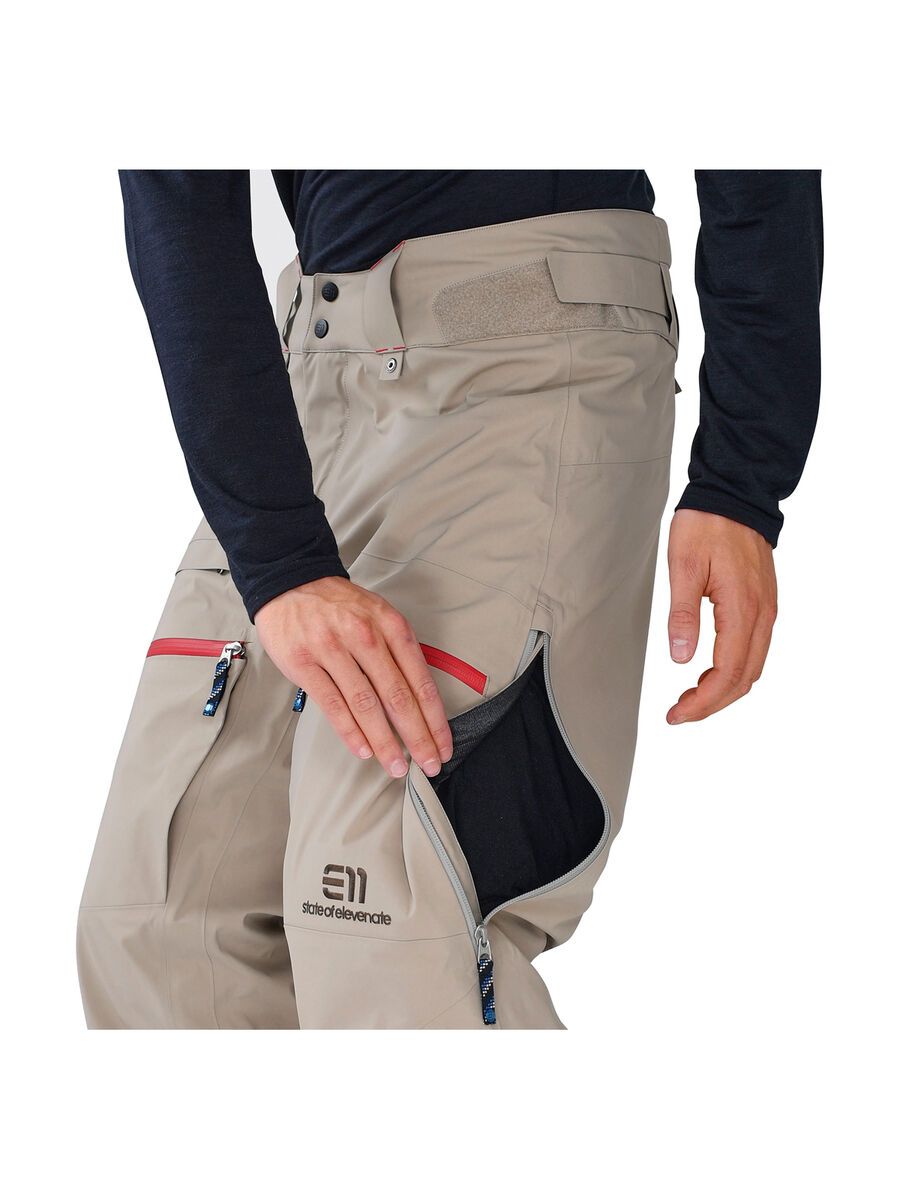 Elevenate Men's Pure Pants, vintage khaki - Bild 5