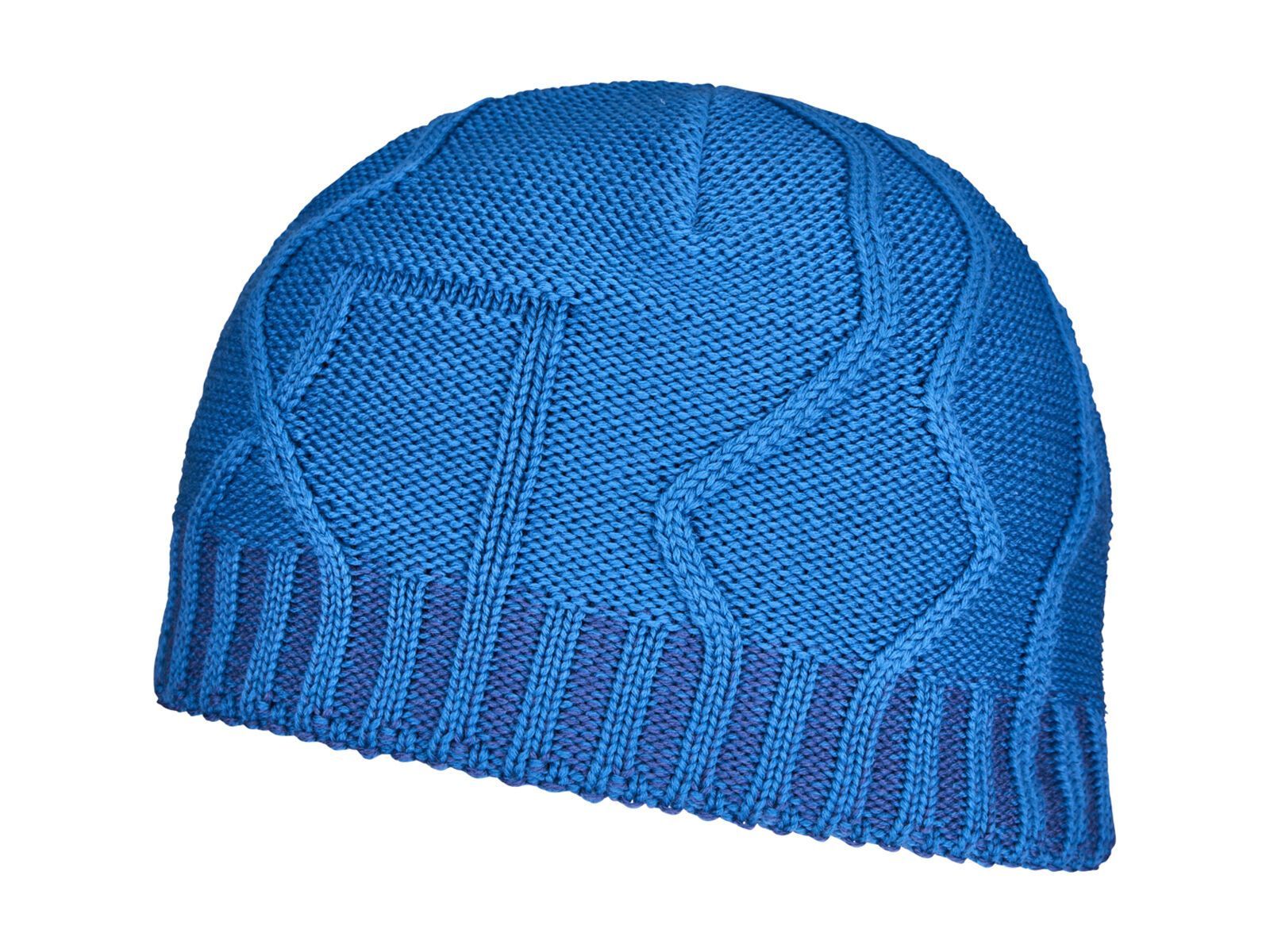 Ortovox Merino Tangram Knit Beanie, mountain blue - Bild 1