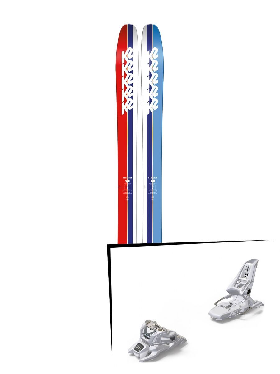 Set: K2 SKI Marksman 2019 + Marker Squire 11 ID white - Bild 1