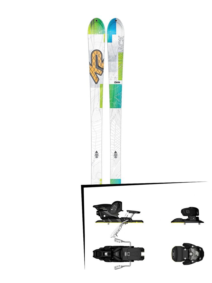 K2 SKI Set: Talkback 80 2016 + Salomon Warden MNC 13 - Bild 1