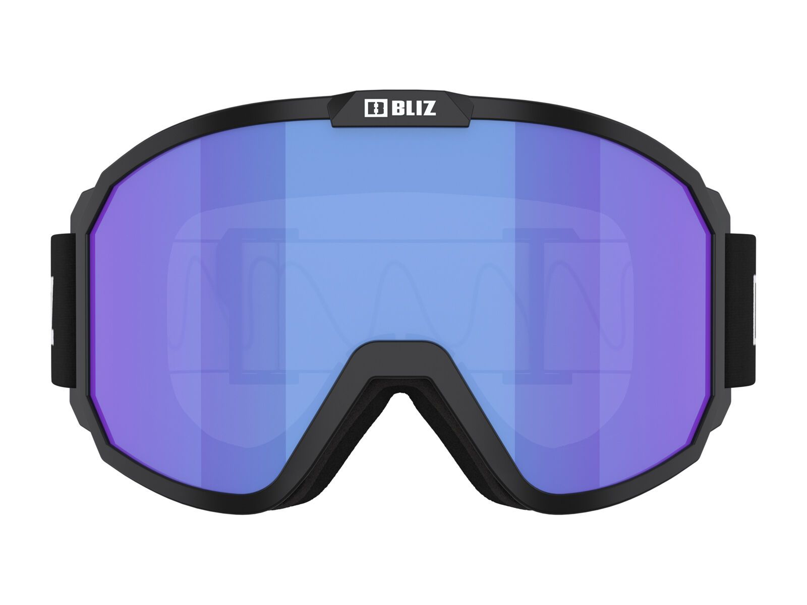 Bliz Rave, Light Orange/Blue Multi / matt black - Bild 3