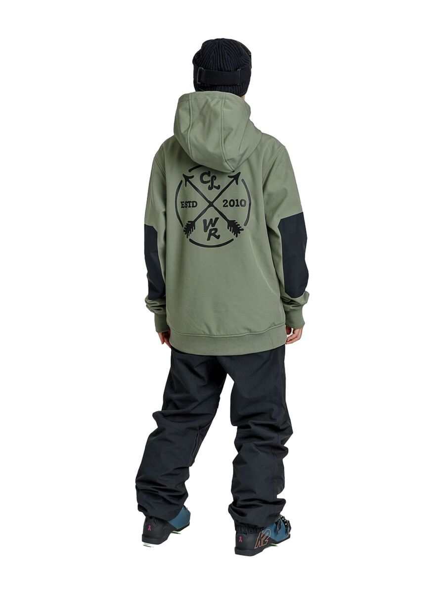 Colourwear Est. 2010 Hoodie, grey green - Bild 3