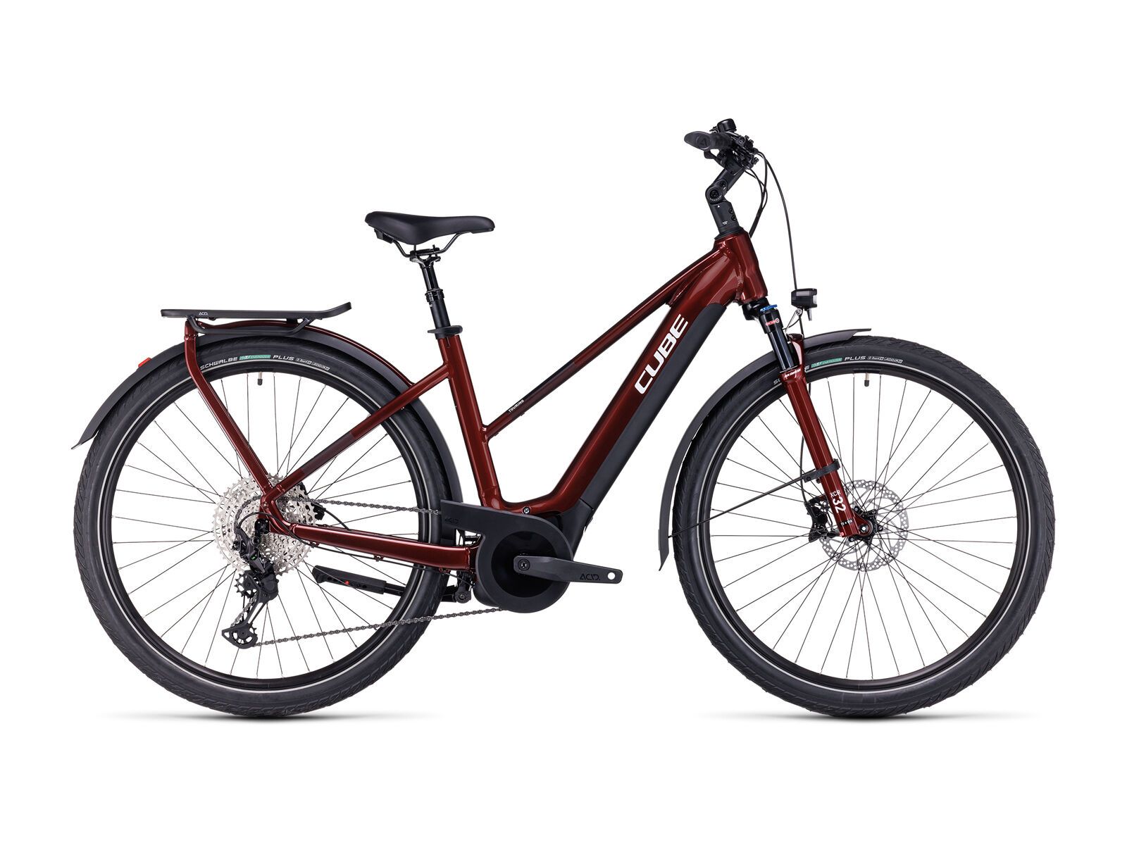 Cube Touring Hybrid EXC 625 Trapeze, red´n´white - Bild 1