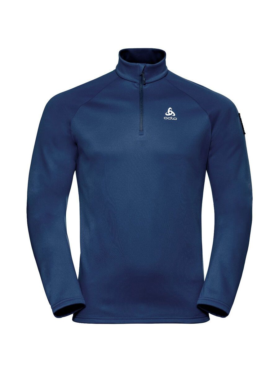 Odlo Men's Pillon 1/2 Zip Midlayer, estate blue - Bild 1