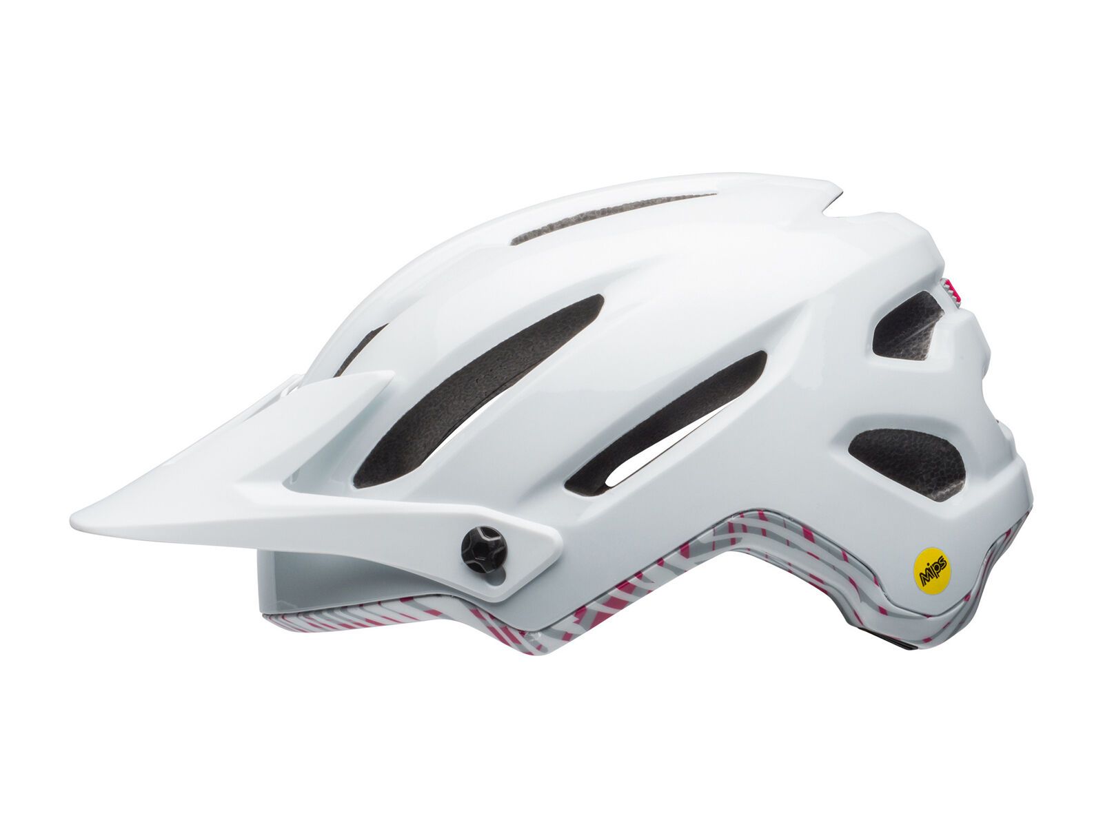 Bell Hela Joy Ride MIPS, matte/gloss white/cherry fibers - Bild 2